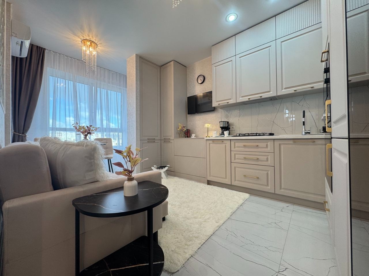 1-комнатная квартира 40 м² с дизайнерским ремонтом в ЖК «ЗИЛАРТ»