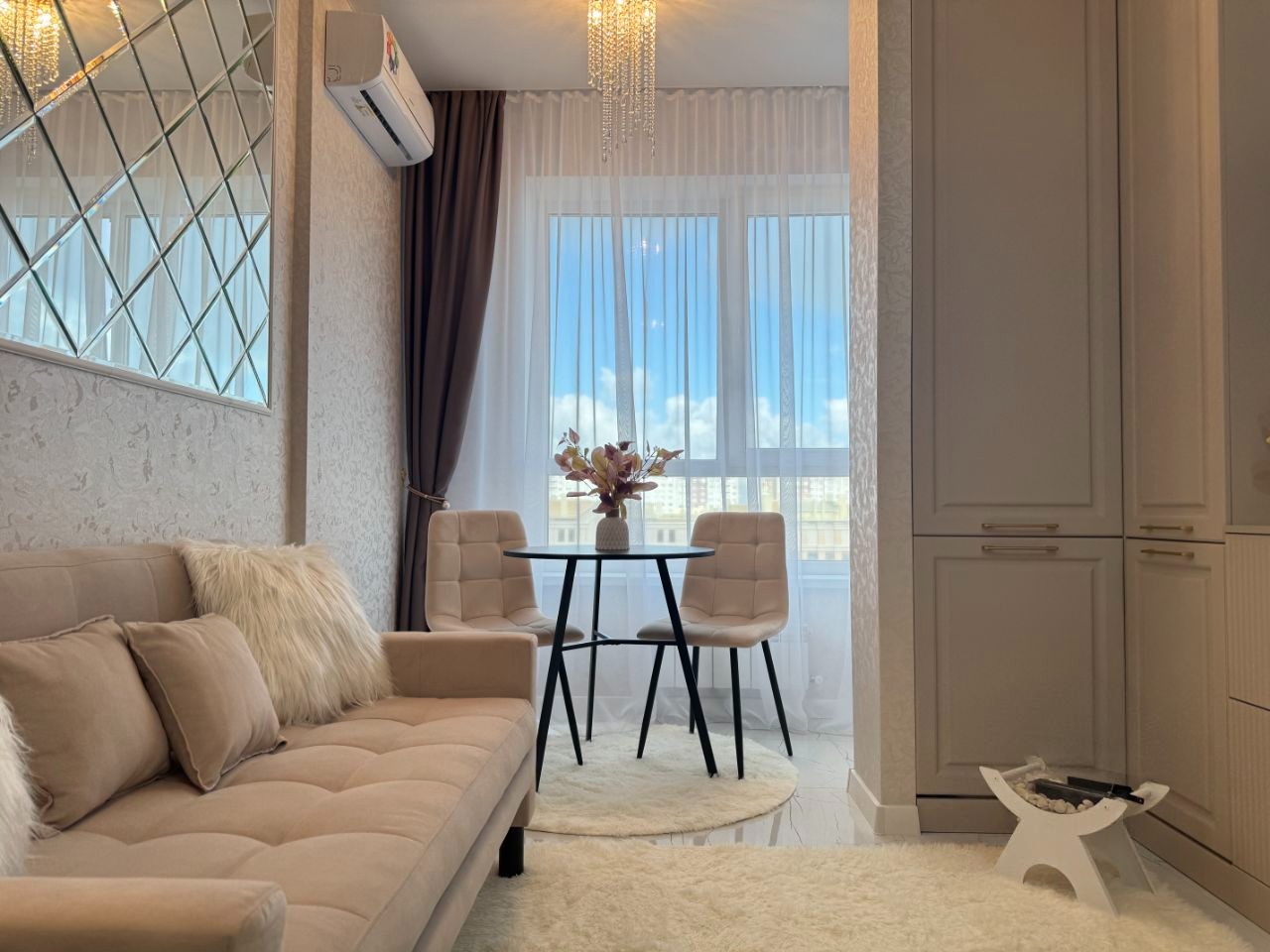 1-комнатная квартира 40 м² с дизайнерским ремонтом в ЖК «ЗИЛАРТ»