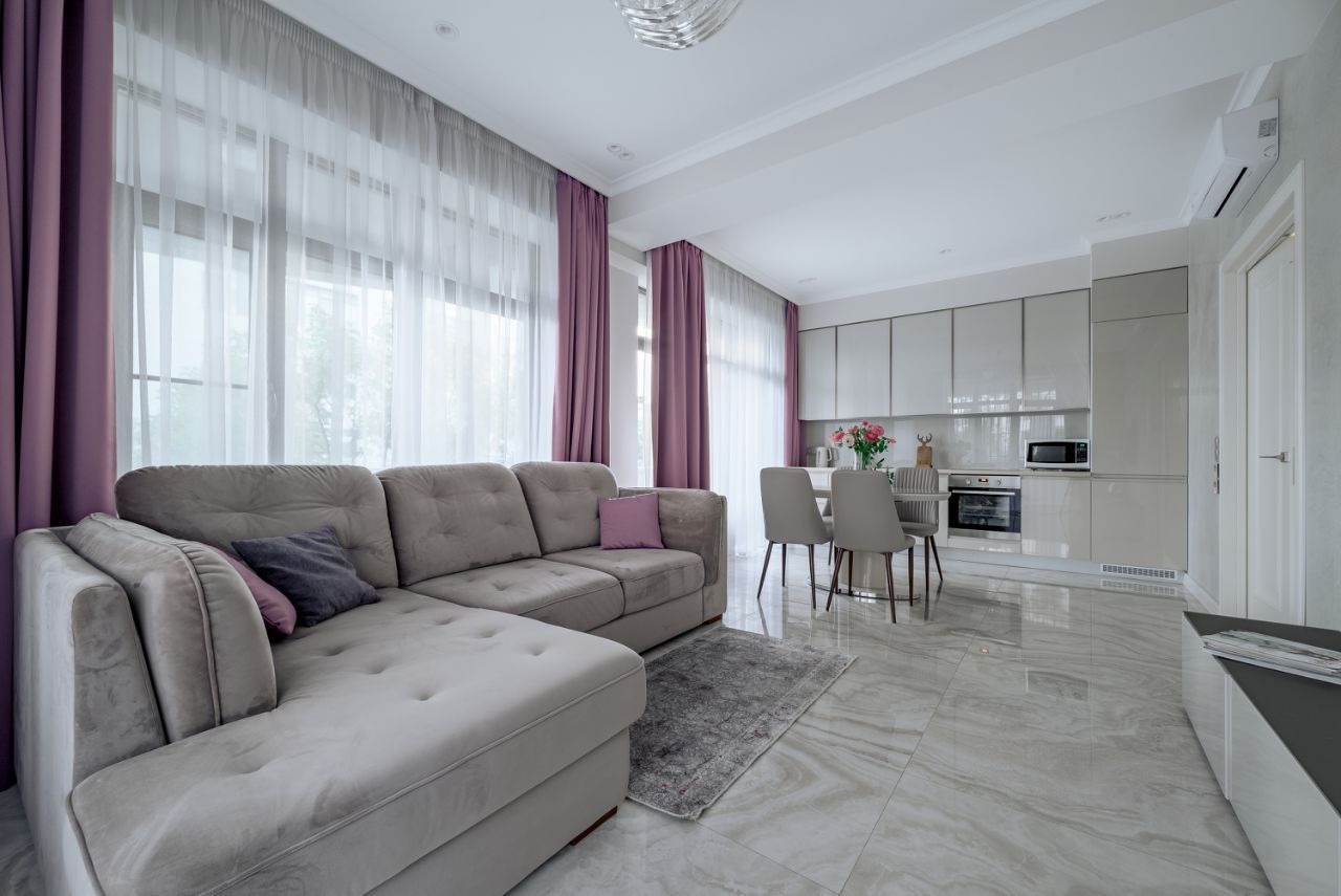 2-комнатная квартира 75 м² с дизайнерским ремонтом в ЖК «Малыгина 12»